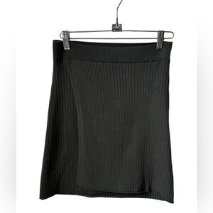 Zara Olive Green Ribbed Skirt